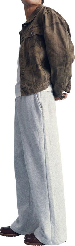 Dockstreet Men Grey Cotton Blend Trousers - Image 2