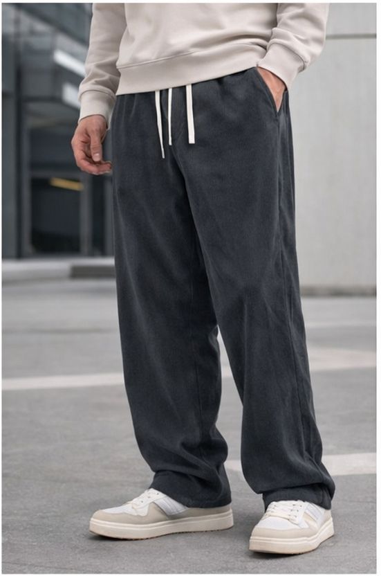 METRONAUT Men Beige Cotton Blend Trousers - Image 2