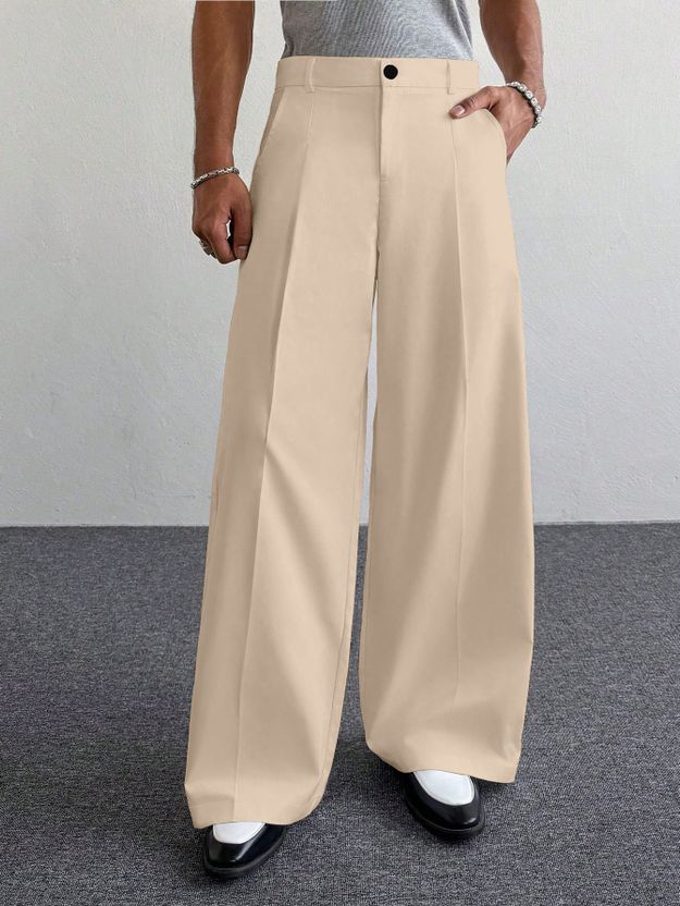 Klossy Men Brown Polyester Trousers - Image 9