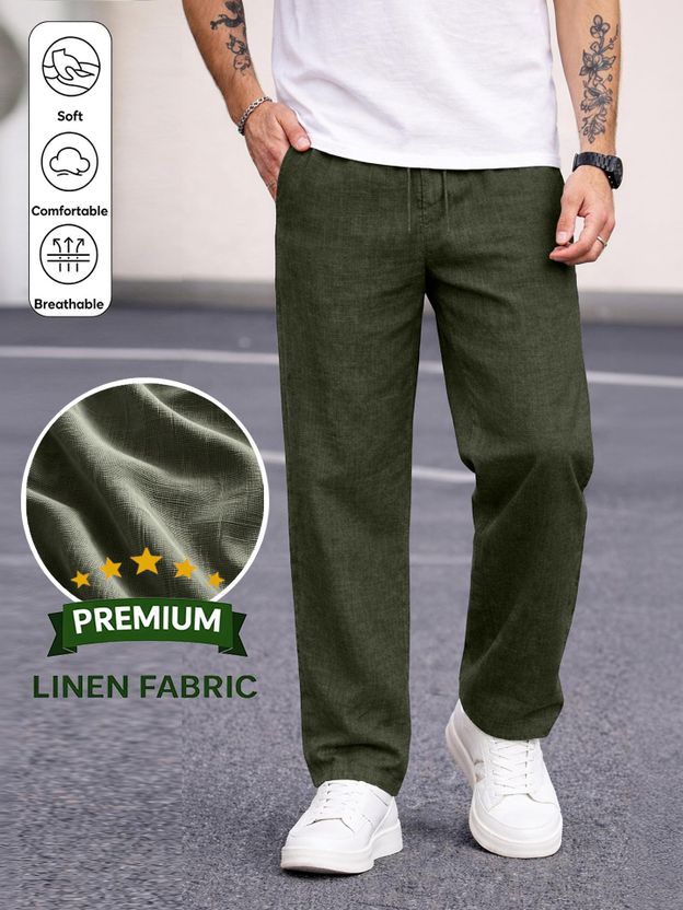 MOTREX Slim Fit Men Grey Trousers - Image 7