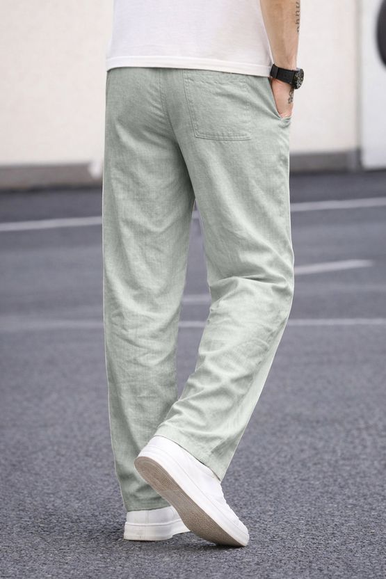 MOTREX Slim Fit Men Grey Trousers - Image 2
