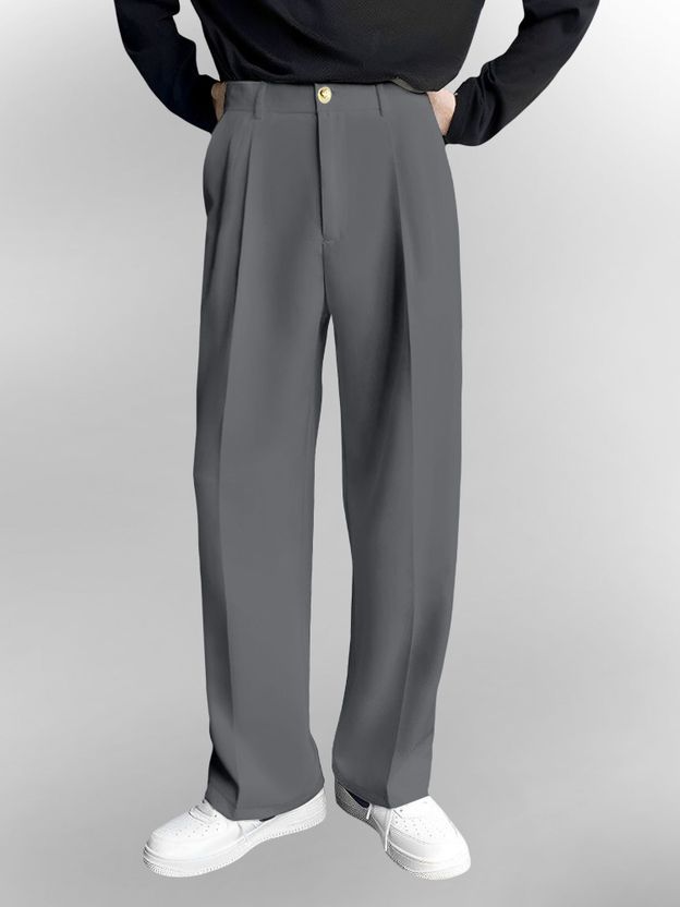 FTX Men Black Lycra Blend Trousers - Image 8
