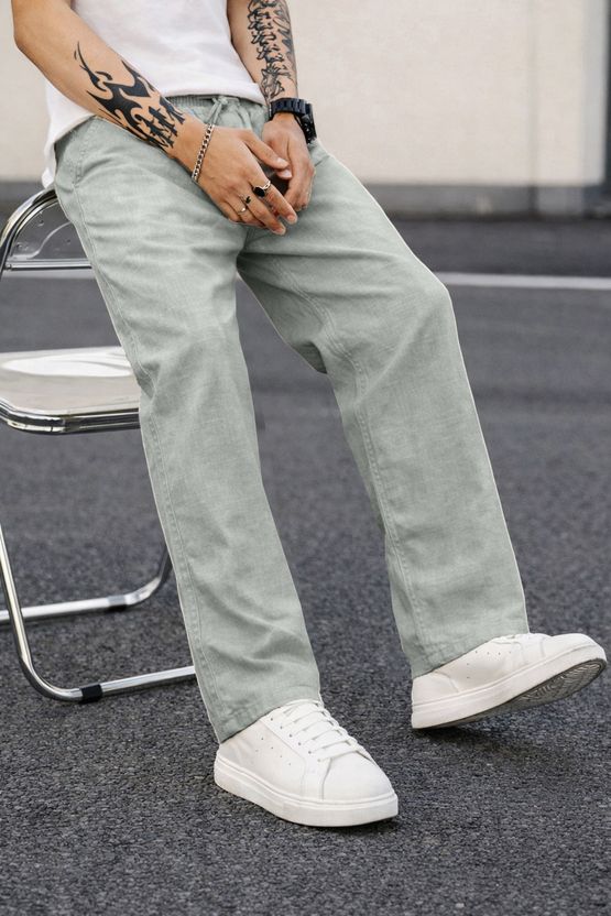 MOTREX Slim Fit Men Grey Trousers - Image 5