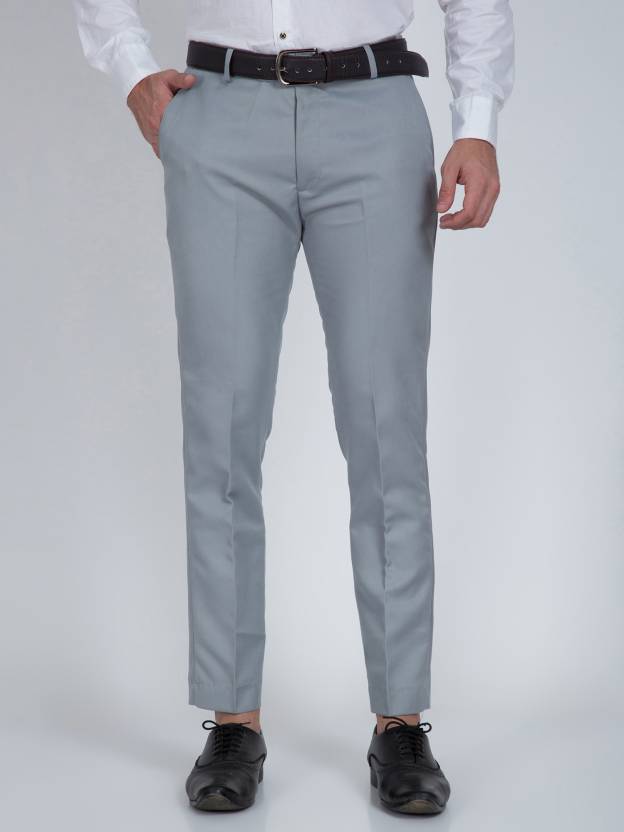 CYPHUS Regular Fit Men Grey Trousers - Buy CYPHUS Regular Fit Men Grey ...