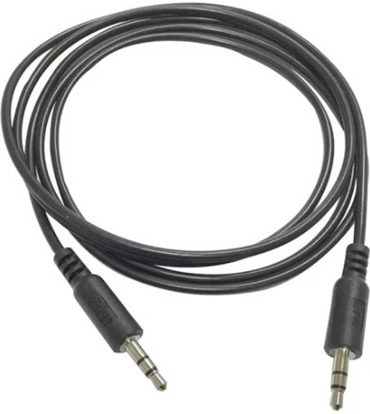 BALRAMA TV-out Cable Male to Male 3.5mm Stereo Aux Audio Cable for Car Speaker or Mobile Phone