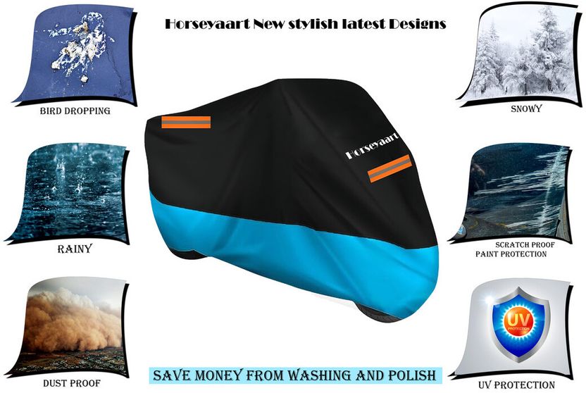 Horseyaart Waterproof Two Wheeler Cover for Hero - Image 5