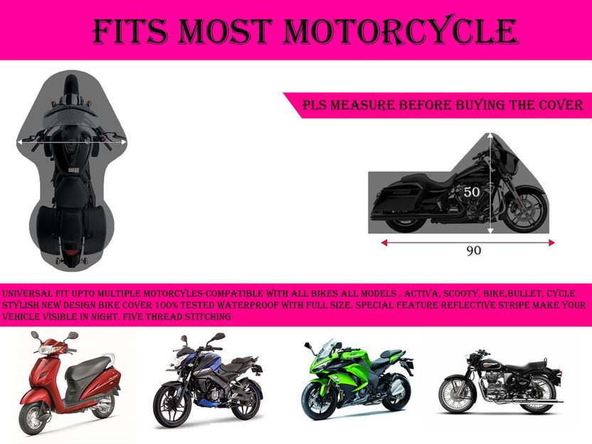Horseyaart Waterproof Two Wheeler Cover for Hero - Image 6