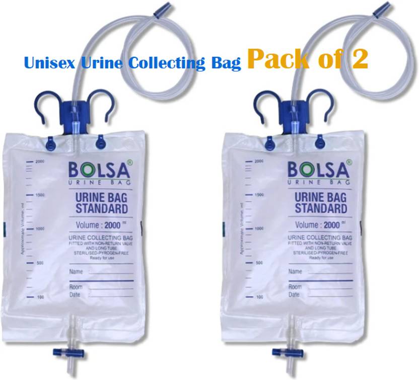 Bolsa Premium Disposable Handy Urine Collection Bag with T-Tap Drainage Urine Bag Urine Bag
