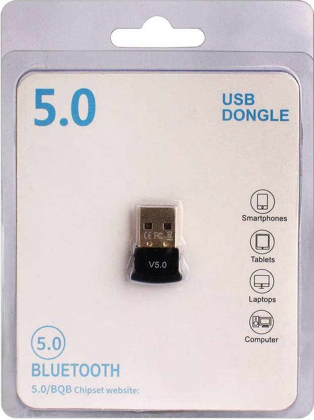BlackBoost Ultra-Mini Bluetooth CSR 5.0 USB Dongle Adapter for Windows Computer USB Adapter