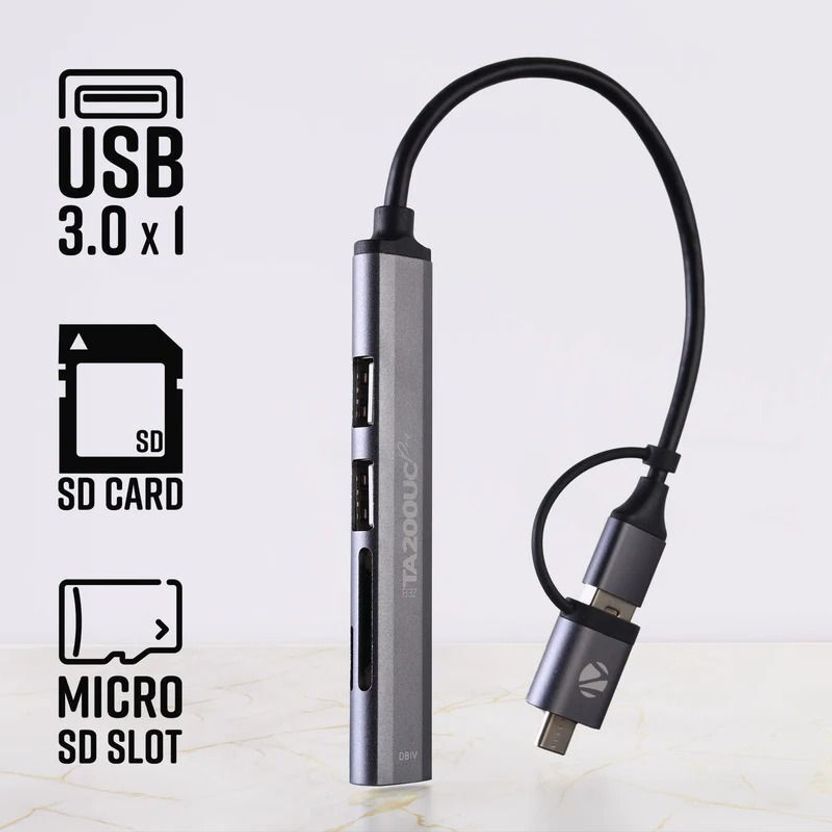 ZEBRONICS TA200UC pro, 3 Ports, USB/Type C - USB 3.0, Speeds upto...more - Image 3