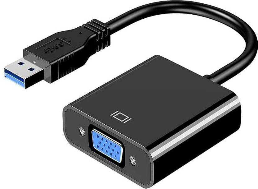 WEFLY USB 3.0 to VGA Adapter Multi-Display Video Converter PC Laptop Windows7/8/8.1/10 USB Adapter
