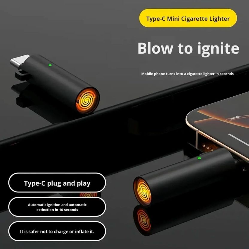 PRMT USB Cigarette Lighter Type C - Image 5