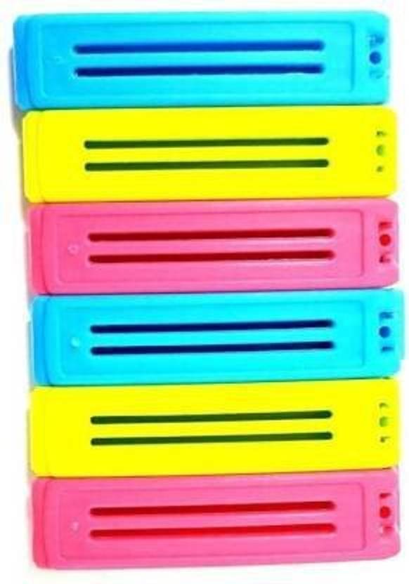 Shreejee Plastic Food Snack Bag Pouch Clip Manual Vacuum Bag Sealer