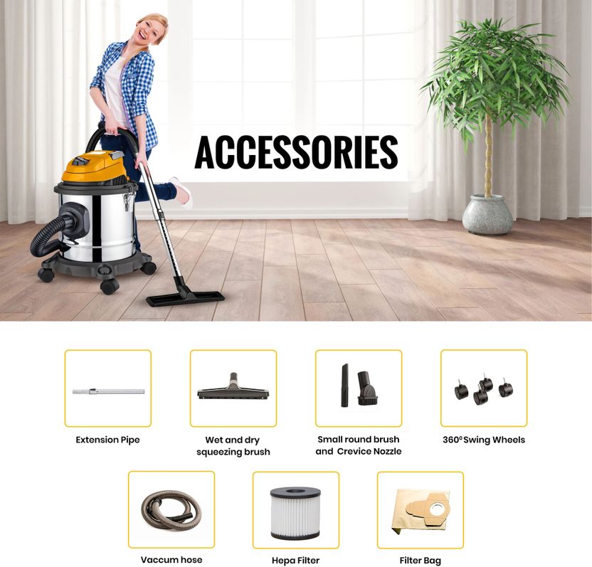 iBELL YOVER YO1200 15L Vacuum Cleaner - Image 5