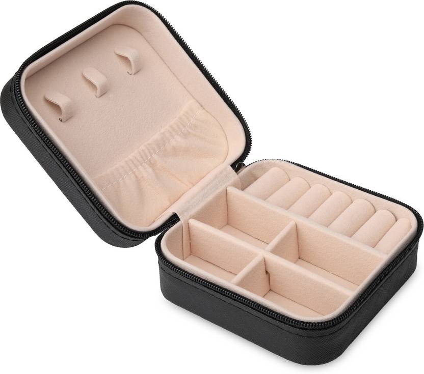NFI essentials PU Leather Jewellery Storage Box Jewellery storage Vanity Box
