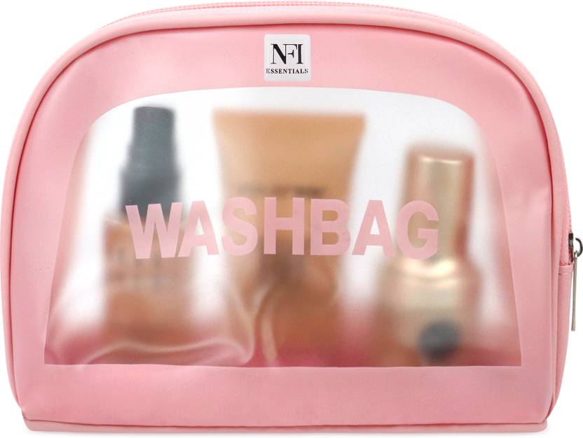 NFI essentials CP-27-Pink Vanity Cosmetic Pouch,Makeup Organizer,Makeup Pouch. Vanity Box