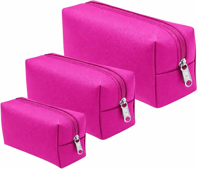 aavya Creation COSMETIC BAG PINK POUCHES Vanity Box