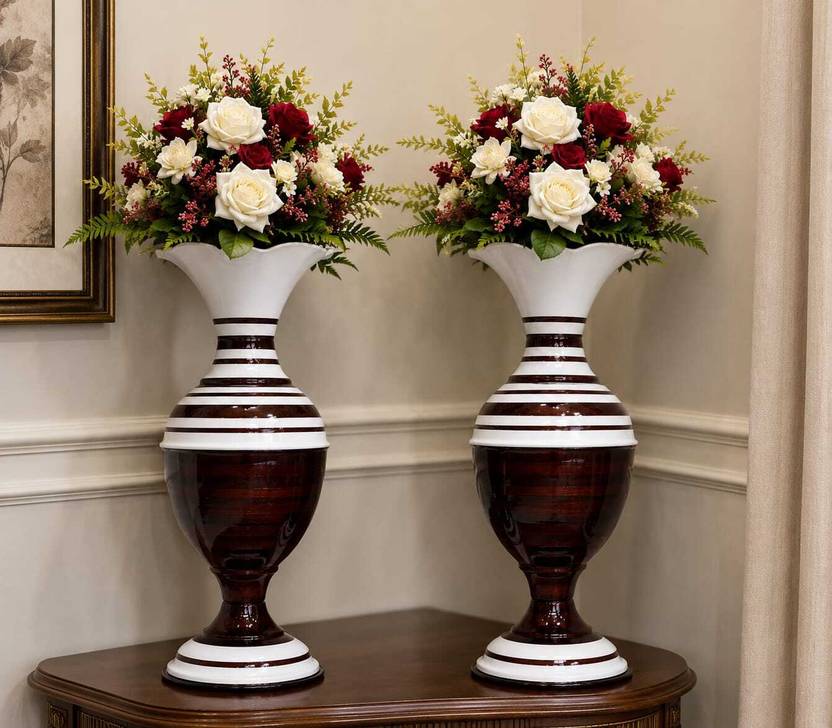 Bindya Star Bindya Star Panting Flower Vase for Home Decor Bedroom Living Room Iron Vase