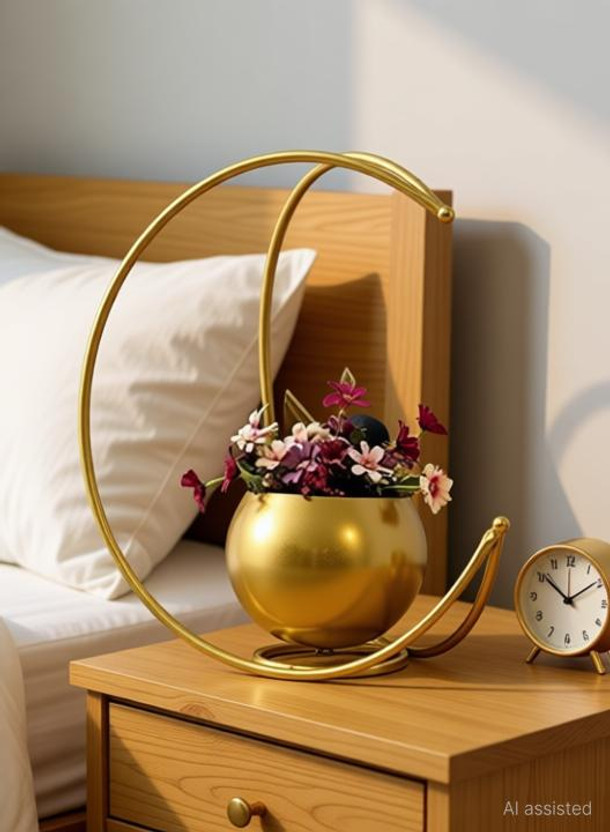 MAX MART Geometric Metal Flower Vase Iron Vase Price in India - Buy MAX MART Geometric Metal Flower Vase Iron Vase online at Flipkart.com