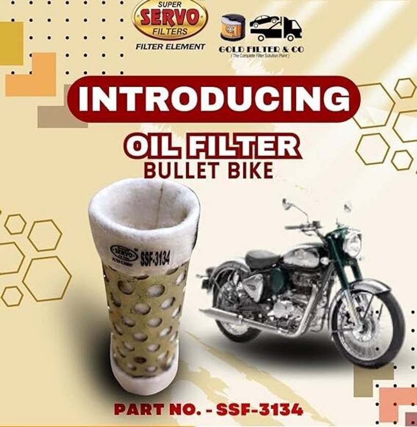 SUPER SERVO FILTERS SSF-3134 Oil Filter for Royal Bike – High-Performance Engine Oil Filter | Enhances Lubrication & Engine Protection Universal Fuel Filter