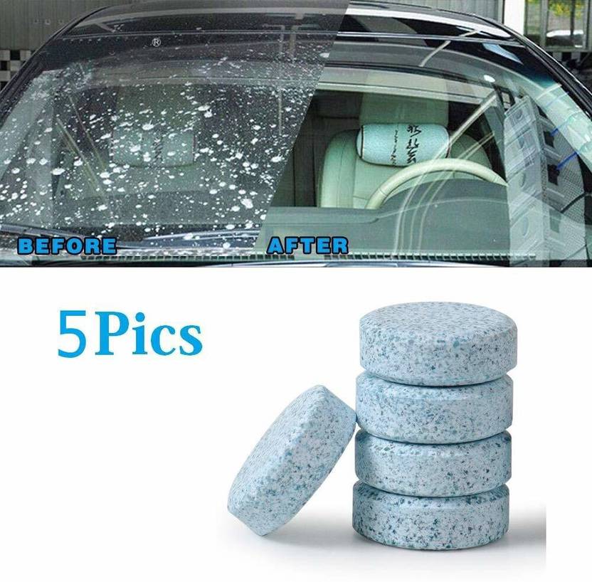 SRK Auto Car Windshield Glass Washer Window Cleaner Compact Effervescent Tablets Tablet Concentrate Vehicle Glass Cleaner