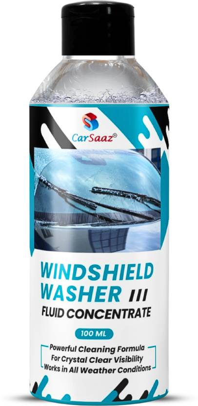 Carsaaz Windshield Washer Fluid Concentrate for Car Liquid Vehicle Glass Cleaner
