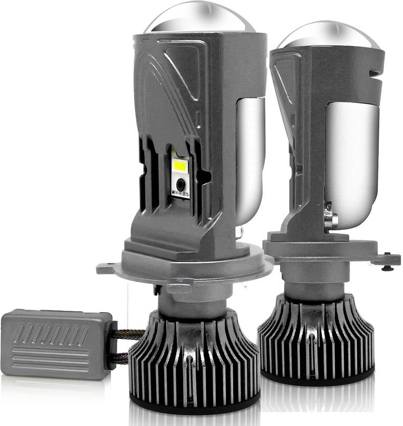 FABTEC H4 LED 80W/18000LM Mini Projector White 6000K Headlight Bulbs