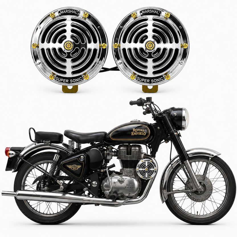 HAMZA Horn For Royal Enfield Classic 350 - Image 9