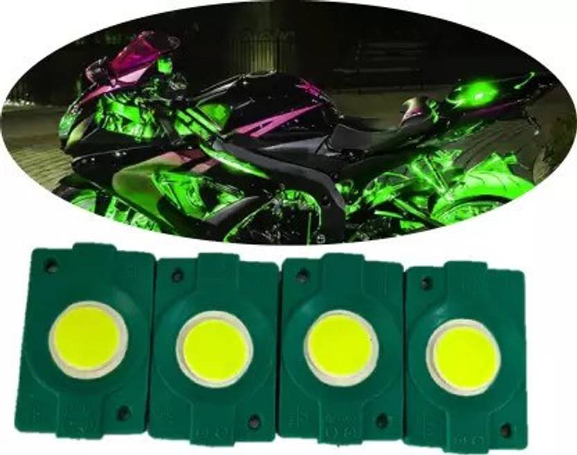 CADEAU CDF989 Green LED Patch Light (Water Proof) Interior Light Motorbike, Car, Van LED (12 V, 1.5 W)