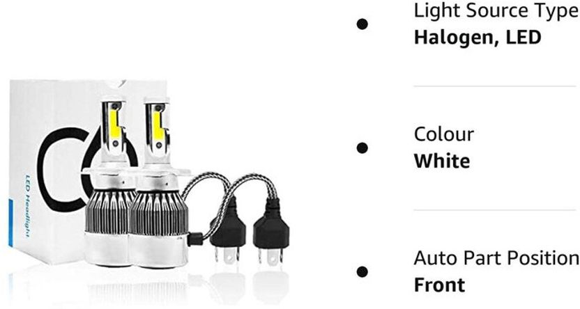 Motopex C6 H4 36W LED Headlight Bulb - Image 5