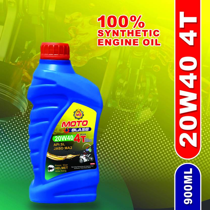 MOTO BLASE 20w40 4T Plus Heavy Duty FullSynthetic Engine Oil Price in