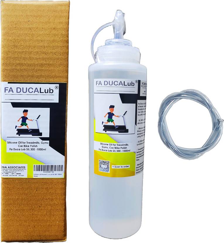 FA Duca Lub Silicone Oil for Treadmills, Gyms, Car/Bike Polish SIL 300