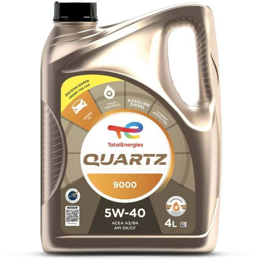 Total Energies Quartz 9000 Energy Total Quartz Energy 9000 5W 40 (4L ...