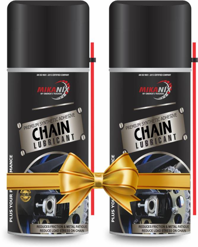 Moto Genius Combo of Bike Chain Lube / Lubricant Spray Cleaner For All