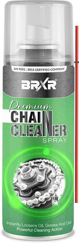 BRXR Chain Cleaner Spray for All Bike & Cycle Chains | Powerful Degreaser / Removes Grease, Dirt & Grime | Pre-Lubrication Cleaner Chain Oil