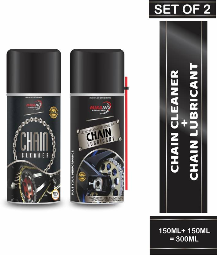 Moto Genius Premium Bike Chain Lubricant and Chain Cleaner Spray For