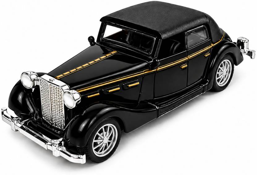 Pkart Vintage Classic Car Toy for Kids, Die Cast Model, Pull Back Toy Car