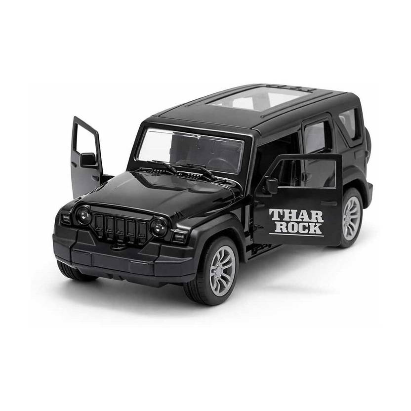 Lynora Off-Road Thar Rock Die-Cast Toy Car with Openable Doors for Kids