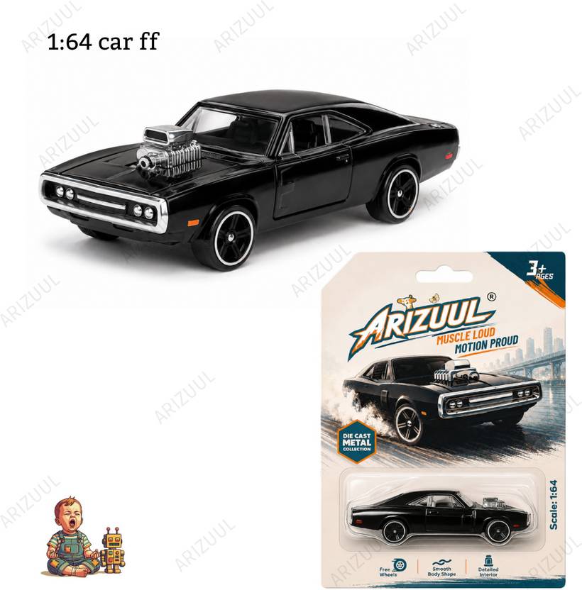 Arizuul 1:64 Fast & Furious Diecast Metal Toy Car