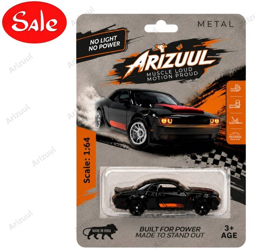Arizuul Dodge SRT 1:64 Scale Alloy Sports Car Collectible Replica