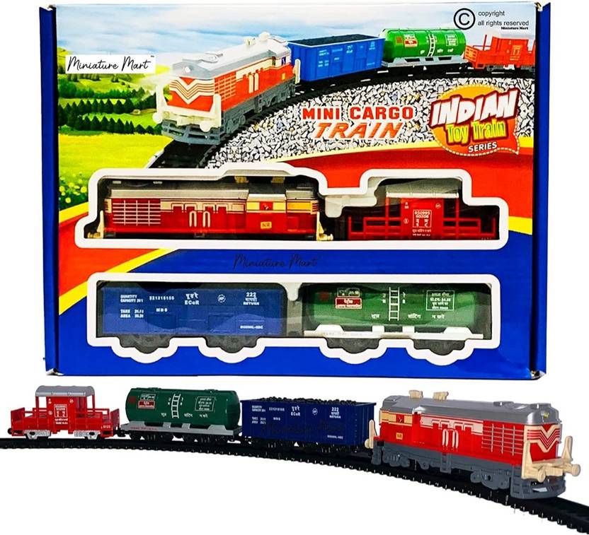 Mira Farmcraft Centy Indian Cargo Toy Kids Train Track Set Front