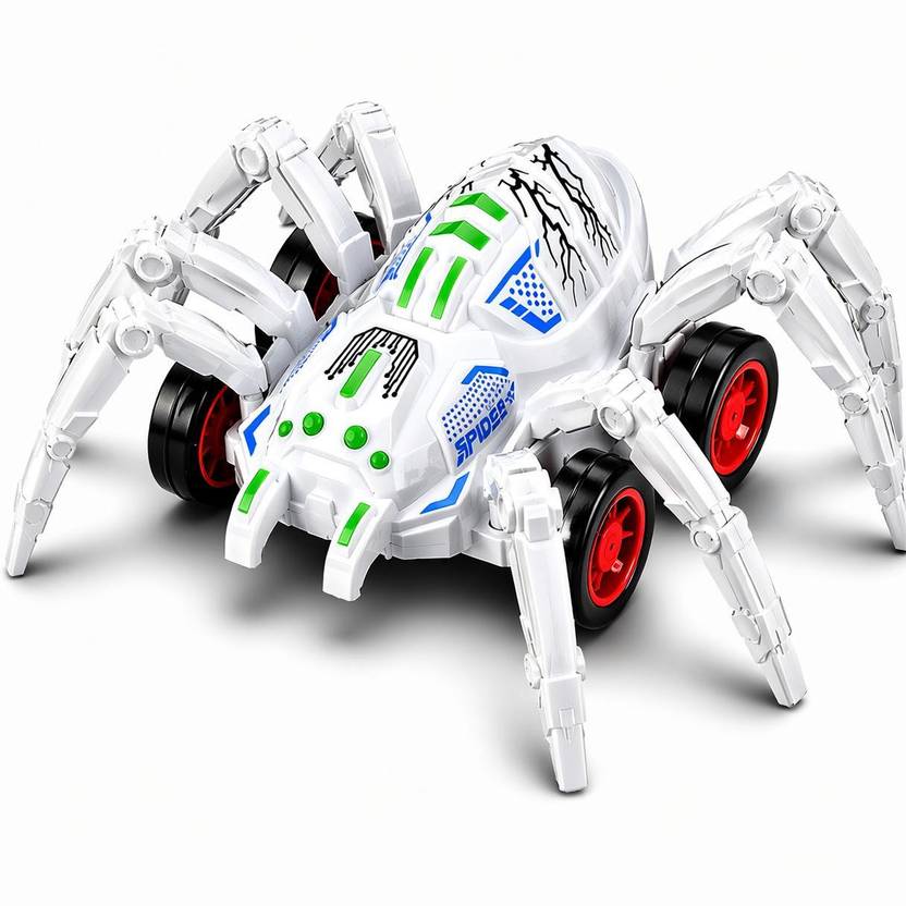 Pkart Spider Design Friction Powered Toy Car with Moving Legs for Kids
