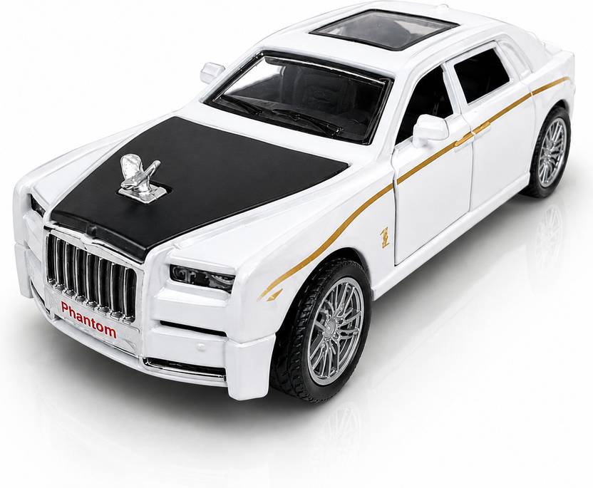 Pkart Rolls Royce Phantom Style 1:32 Pull Back Car Toy with Light & Music for Kids