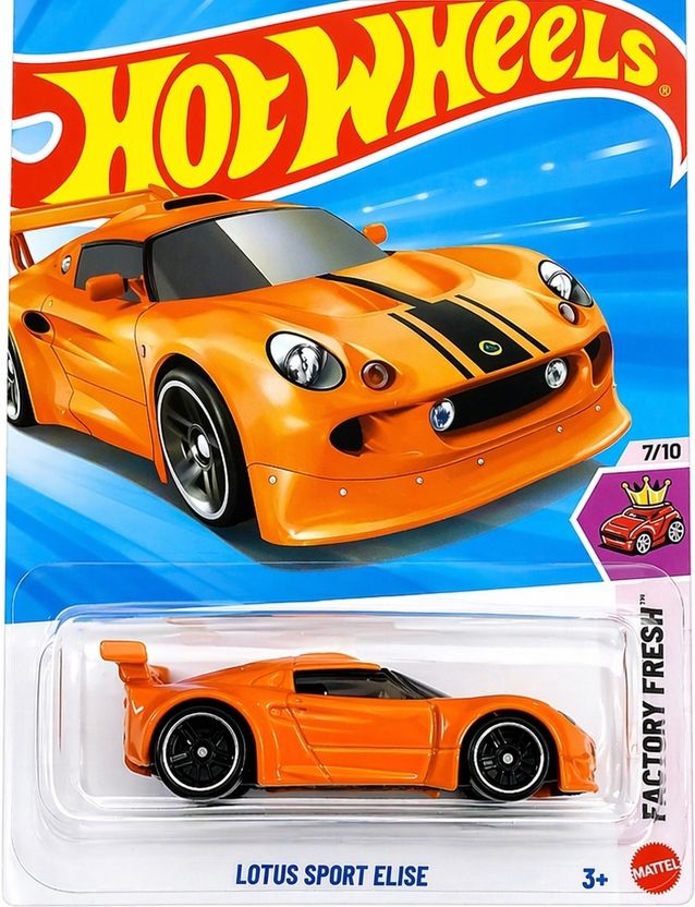 Hot Wheels C4982 Lotus Sport Else 7/10 Die Cast Toy Car Orange - Image 2