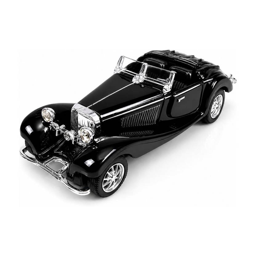 Pkart 1:36 Scale Vintage Classic Convertible Die Cast Car Model Pull Back Toy Car