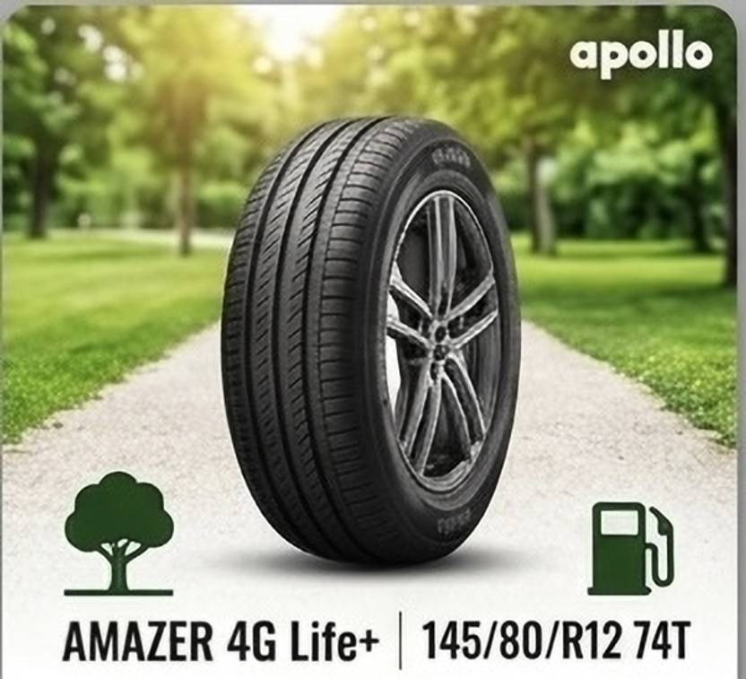 Apollo AMAZER 4G Life+ 74T 4 Wheeler Tyre
