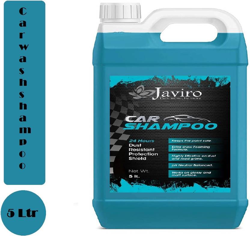javiro Foam Wash Car shampoo Concentrate Liquid 5LTR Rich Shine, Car