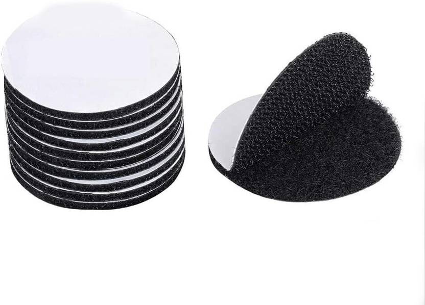 Abstract 10-Pack Velcro Stickers for Sofa Cover, Carpet Sticker Stick-on Velcro