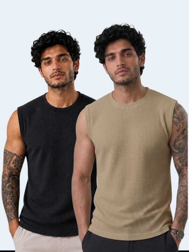 Funahme Men's Vest Pack of 2 - Image 5