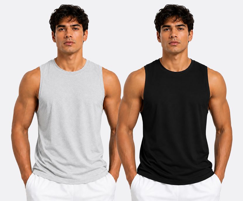 BQTLOOK Solid Polyester Men Vest - Image 6